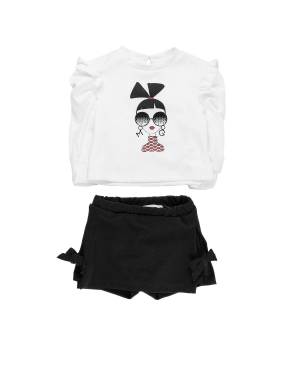 T-SHIRT MISS GRANT MG0906 PANNA