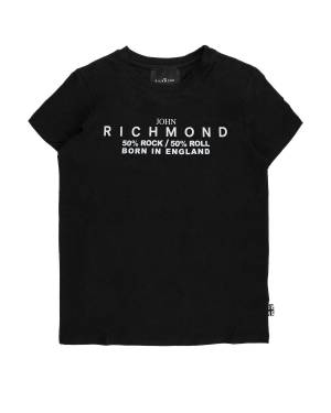 T-SHIRT JOHN RICHMOND RBA24048TS BLACK