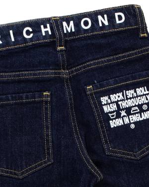 JEANS JOHN RICHMOND RBA24093JE DENIM BLUE DARK-2-mini