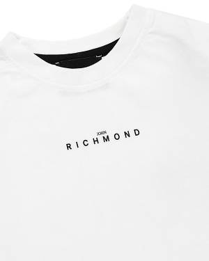 T-SHIRT JOHN RICHMOND RBA24111TS OFFWHITE-2-mini