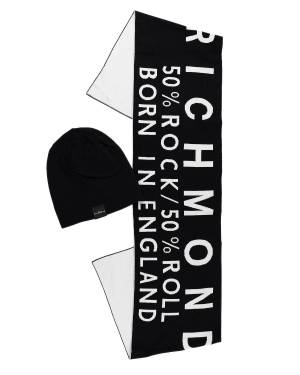 CAPPELLO+SCIARPA JOHN RICHMOND RBA24122HS BLACK/OFF WHITE-mini