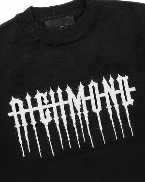 MAGLIA JOHN RICHMOND RBA24130MA BLACK-2-mini