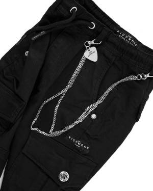 PANTALONE JOHN RICHMOND RBA24180PA BLACK-2-mini