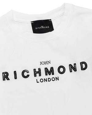 T-SHIRT JOHN RICHMOND RGA24055TS OFFWHITE-2-mini