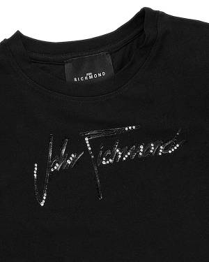 T-SHIRT JOHN RICHMOND RGA24133TS BLACK-2-mini
