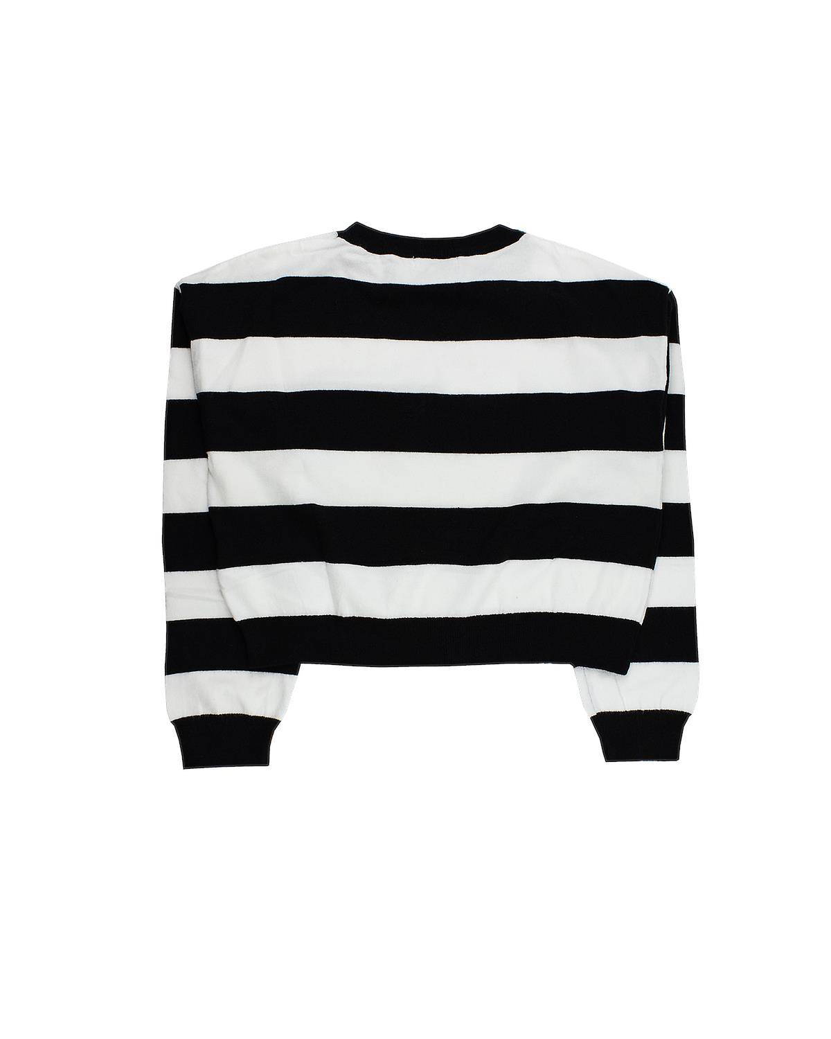 MAGLIA LULÙ LL2968 LATTE-NERO-1