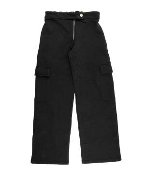 PANTALONE TUTA LULÙ LL3172 NERO