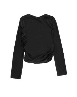 T-SHIRT LULÙ LL3196 NERO-1-mini