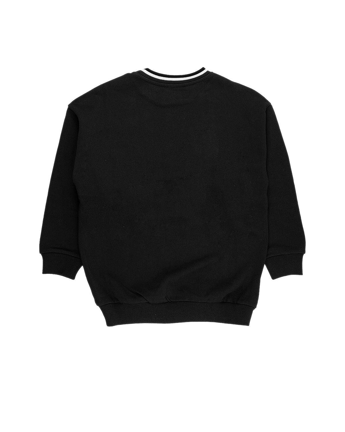 FELPA BALMAIN BV4Q80 BLACK/WHITE-1