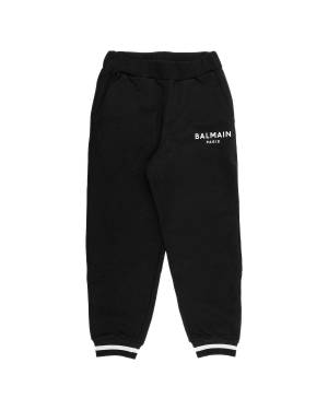 PANTALONE TUTA BALMAIN BV6R10 BLACK/WHITE