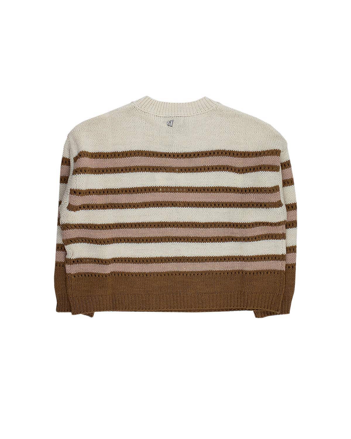 MAGLIA DIXIE NB05231G MARRONE ROSSICCIO-1