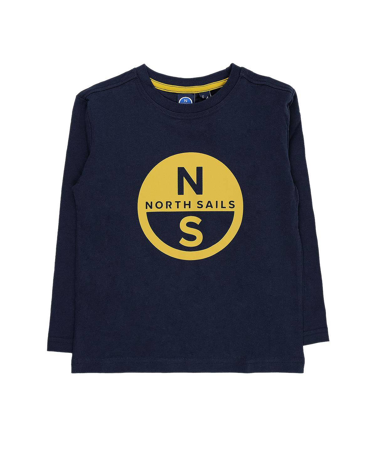 T-SHIRT NORTH SAILS 795201 NAVY BLUE-0