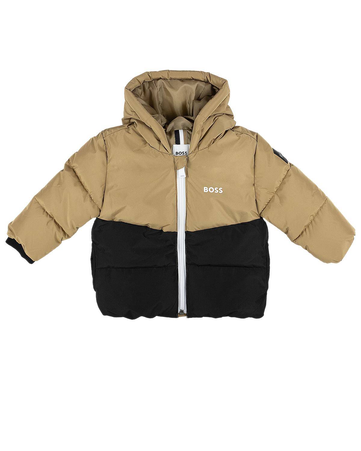 GIUBBOTTO BOSS J51256 BEIGE NERO-0