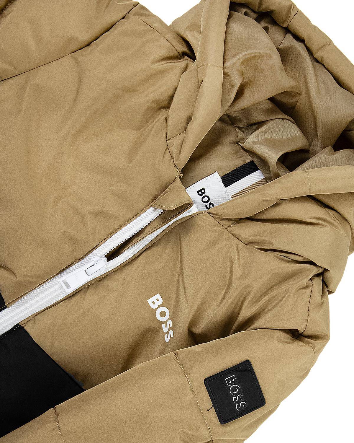 GIUBBOTTO BOSS J51256 BEIGE NERO-2