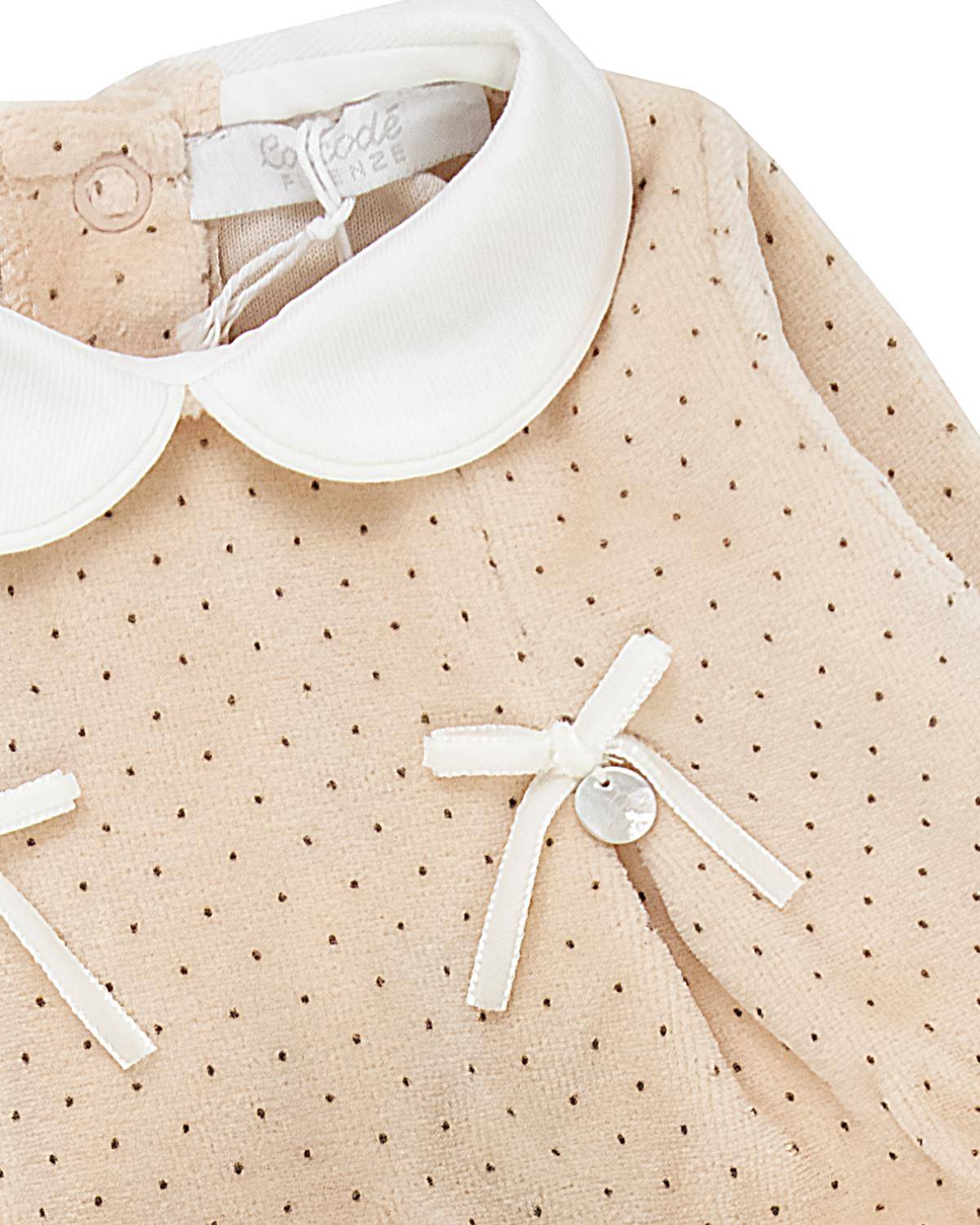 TUTINA COCCODÉ C60054F Rosa Cipria Pois-2