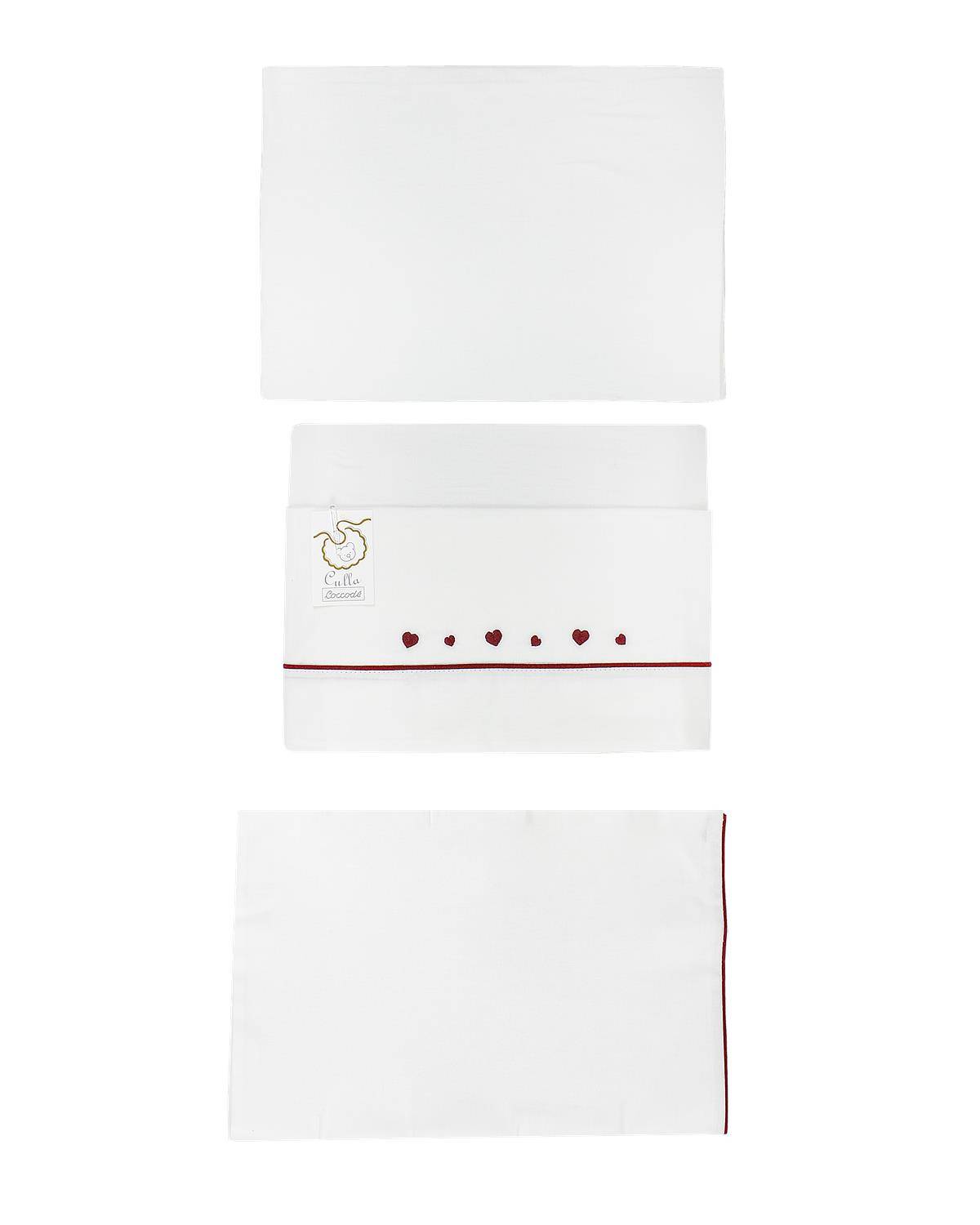 LENZUOLO COCCODÉ C60408 Panna/Rossoamore-1