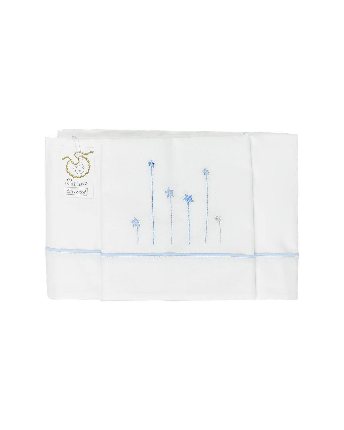 LENZUOLO COCCODÉ C60503 Bianco/Cielo RIC. C-0