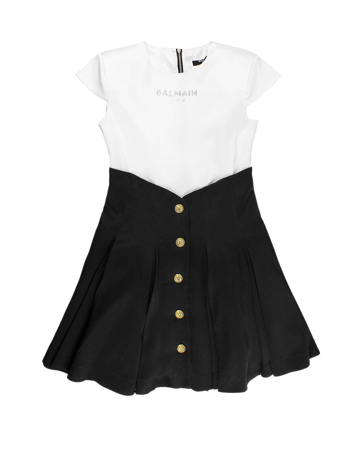 ABITO BALMAIN BV1C51 NERO BURRO-0