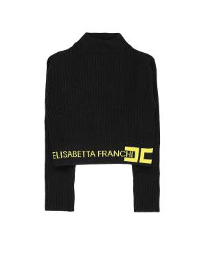 MAGLIA ELISABETTA FRANCHI EFMA152 NERO/MIMOSA