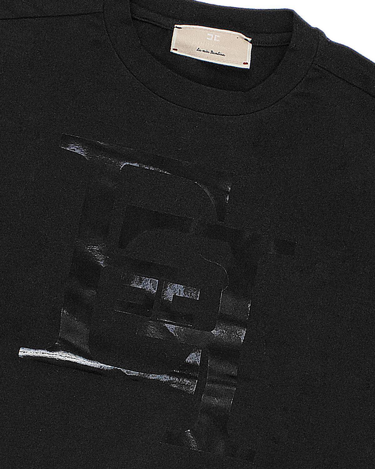 T-SHIRT ELISABETTA FRANCHI EFTS217 NERO-2