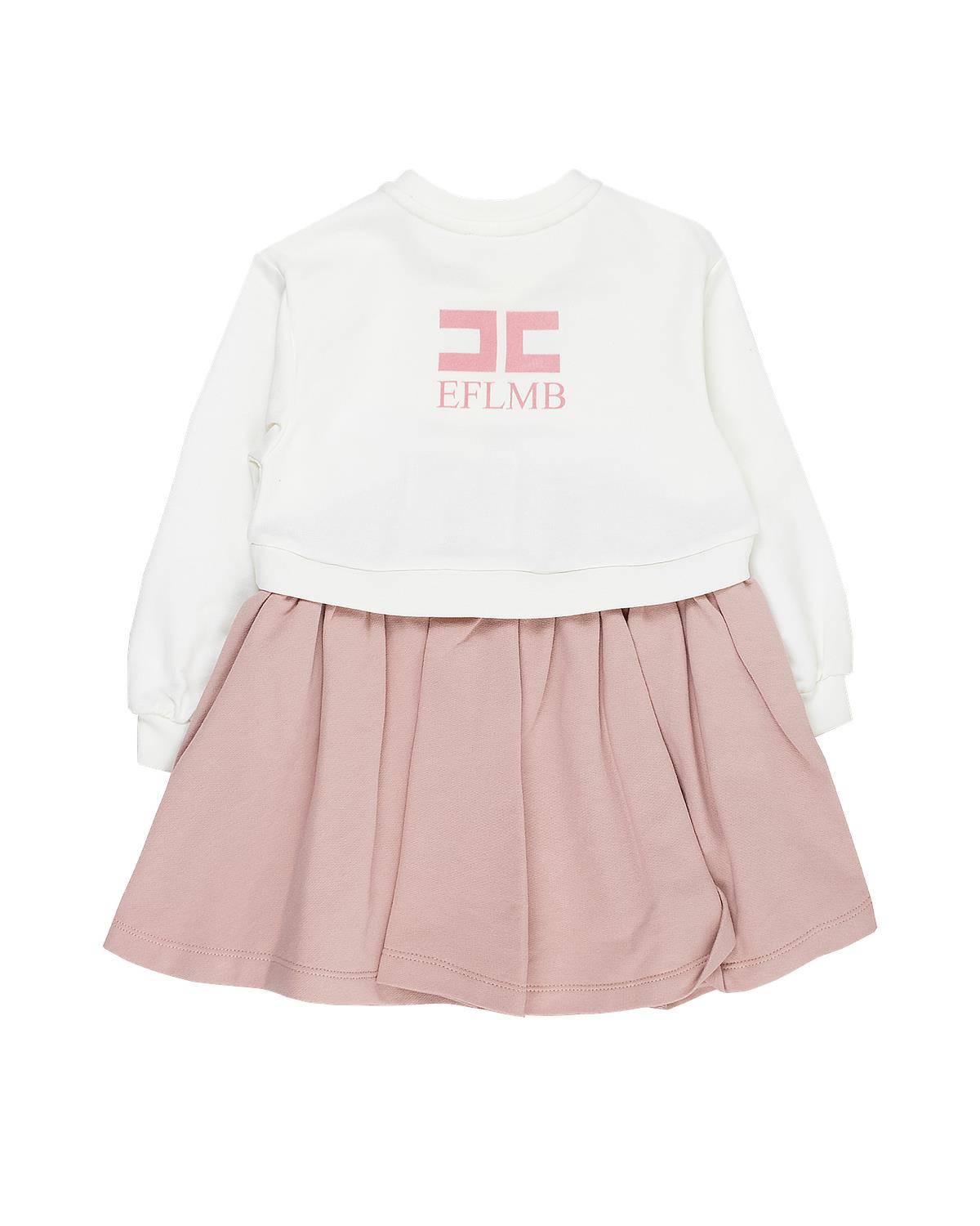 ABITO ELISABETTA FRANCHI EGAB180 ROSA/AVORIO-1