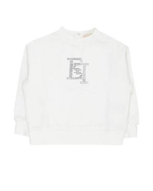 FELPA ELISABETTA FRANCHI EGFE050 AVORIO/CRYSTAL