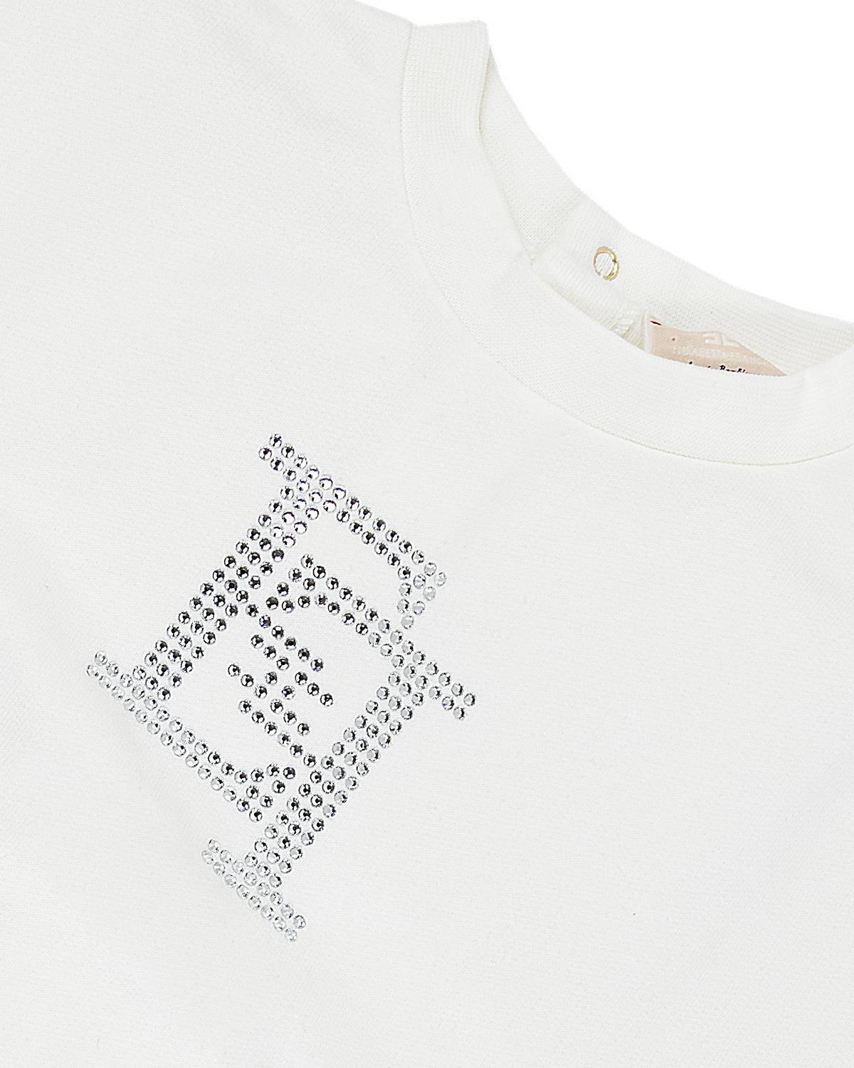 FELPA ELISABETTA FRANCHI EGFE050 AVORIO/CRYSTAL-2