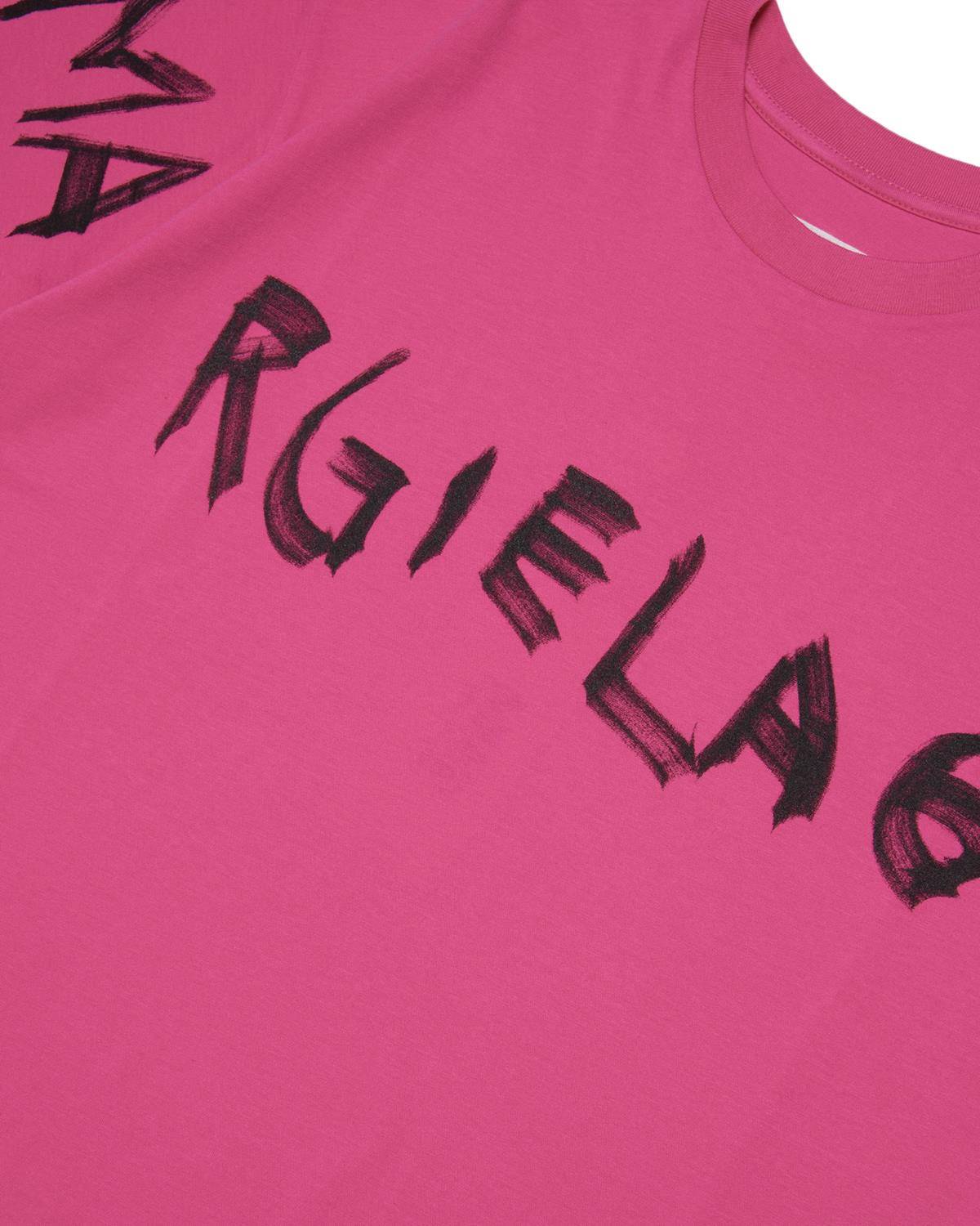 T-SHIRT MM6 MARGIELA M60335 SUPER PINK-2