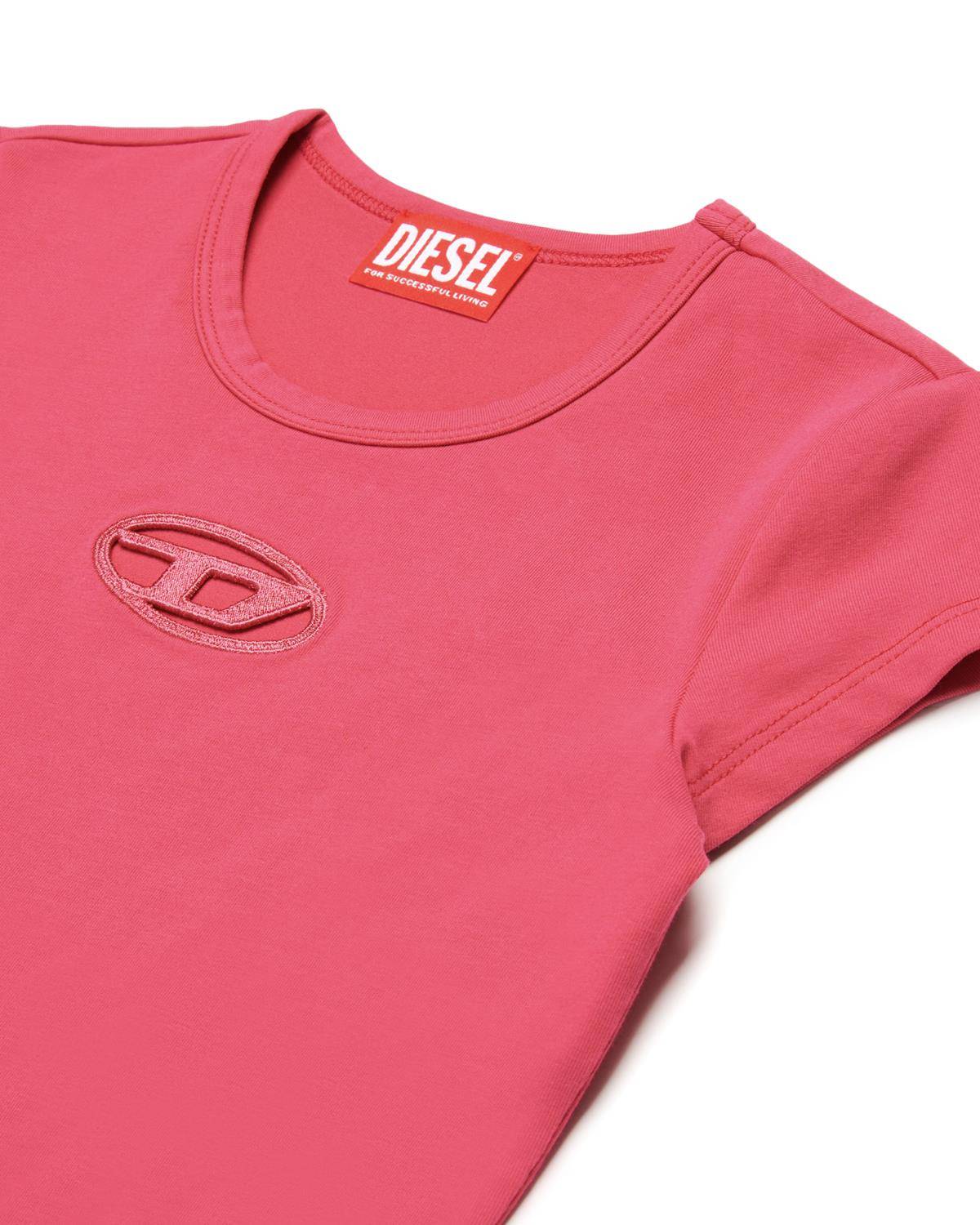 T-SHIRT DIESEL J01830 STRAWBERRY RED-1