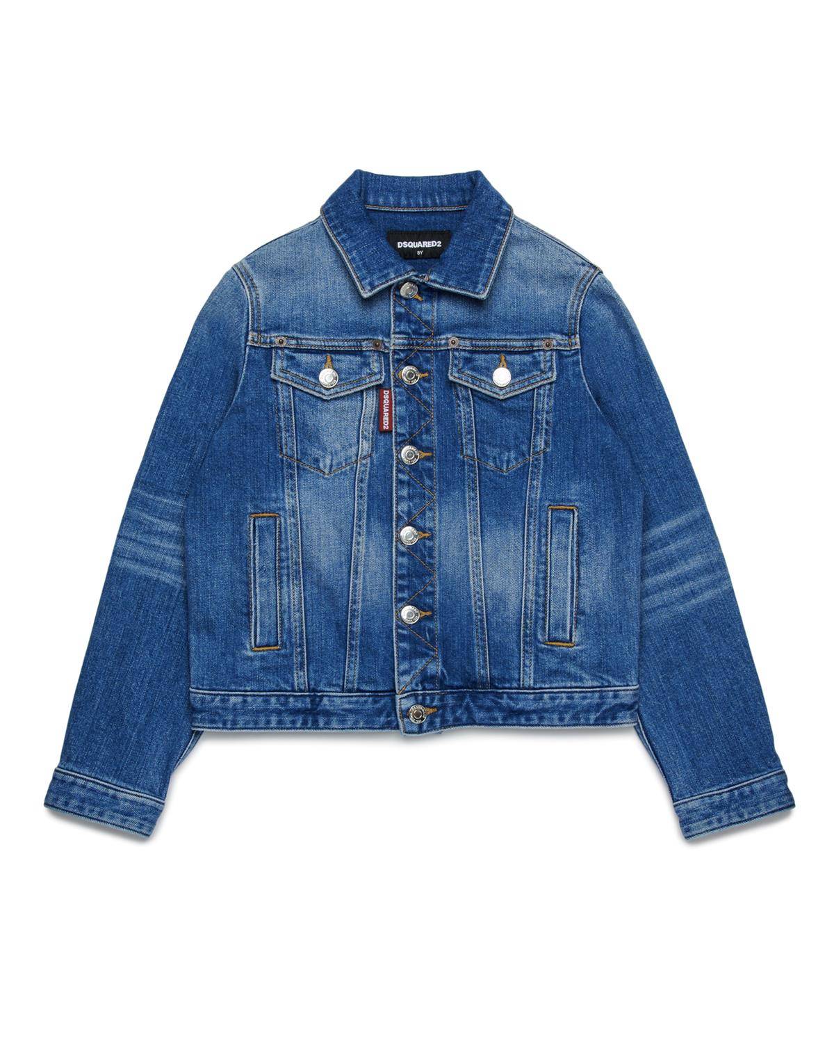 GIUBBOTTO DSQUARED2 DQ2254 BLUE DENIM-0