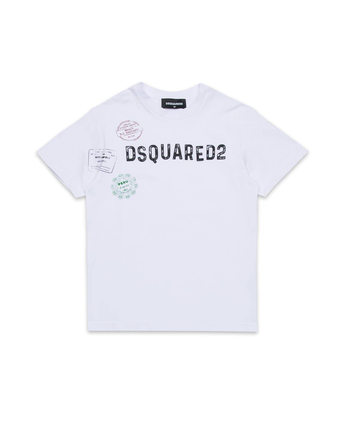 T-SHIRT DSQUARED2 DQ2753 FEATHER GRAY-0