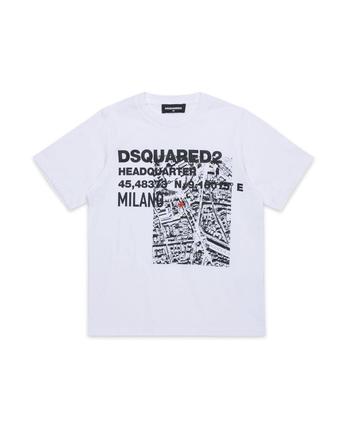 T-SHIRT DSQUARED2 DQ2801 WHITE-0