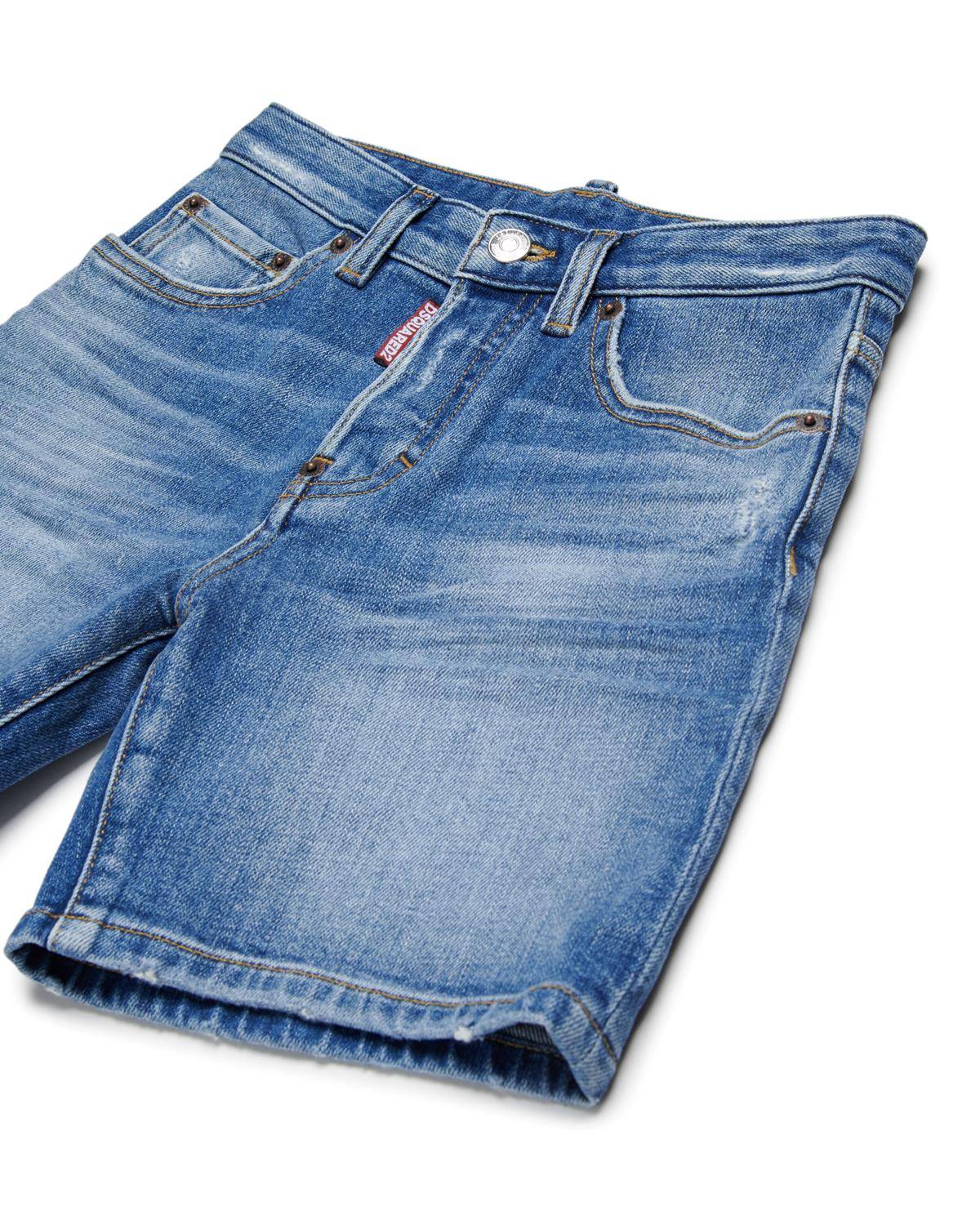 PANTALONCINO DSQUARED2 DQ2838 BLUE DENIM-1