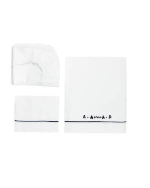 LENZUOLO LE BEBÉ LBB1136 BLU