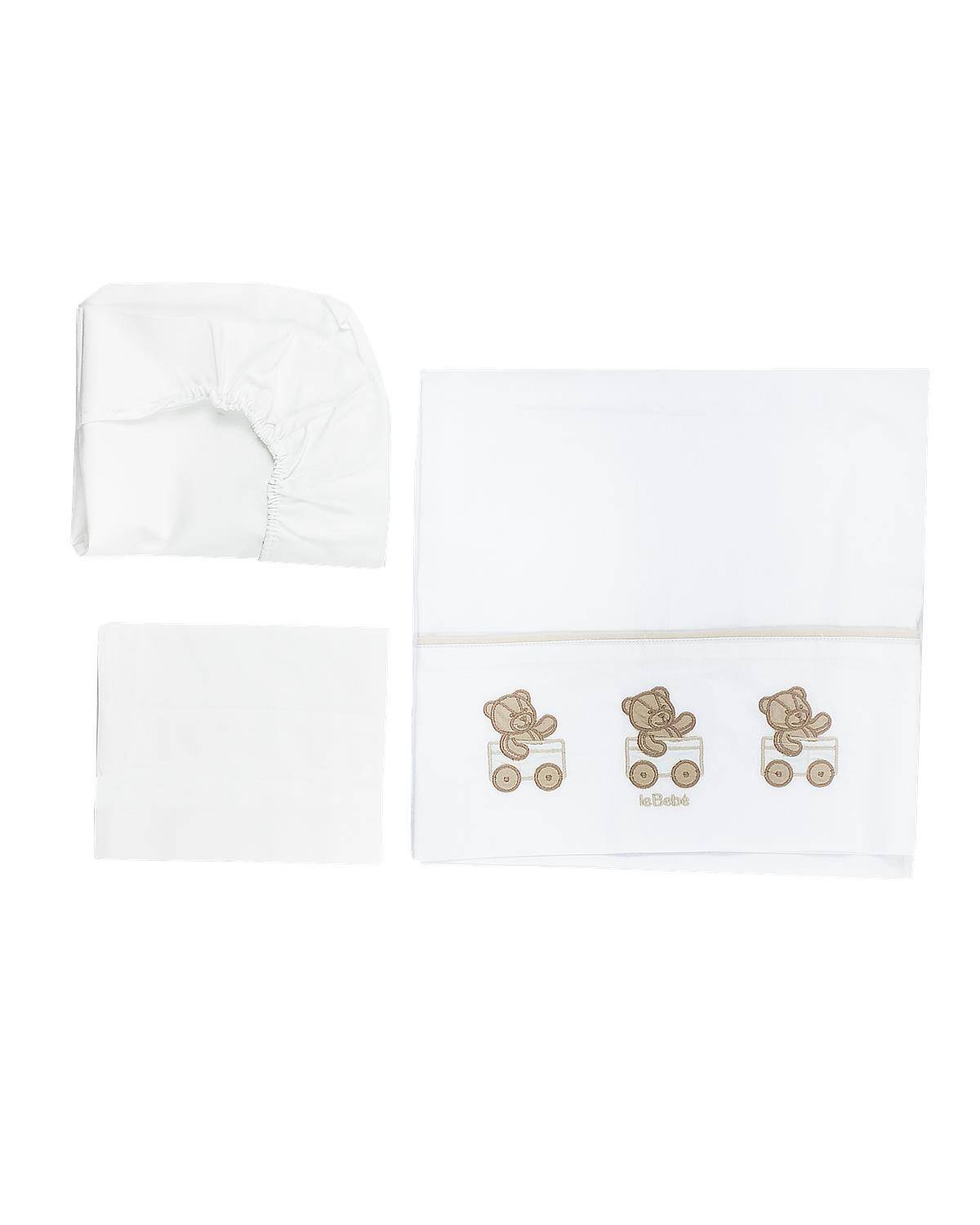 LENZUOLO LE BEBÉ LBB4823 BIANCO-0