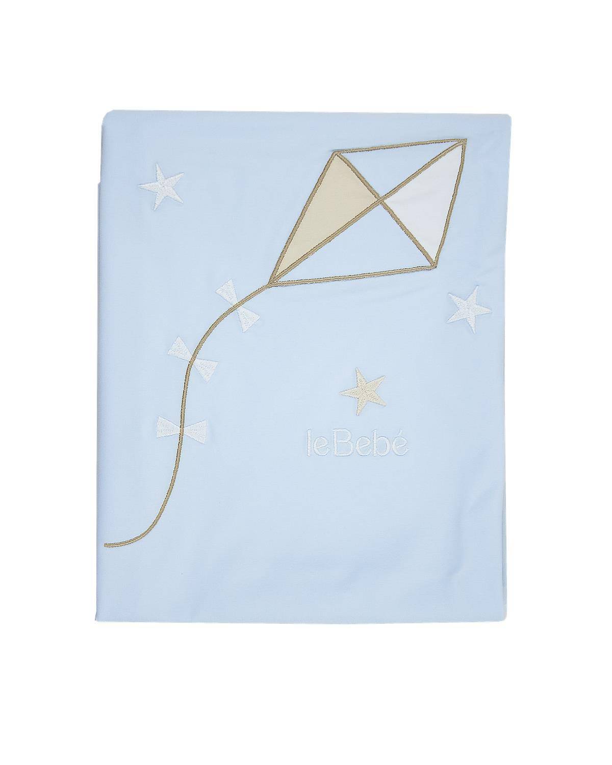 COPERTA LE BEBÉ LBB4843 CELESTE-0