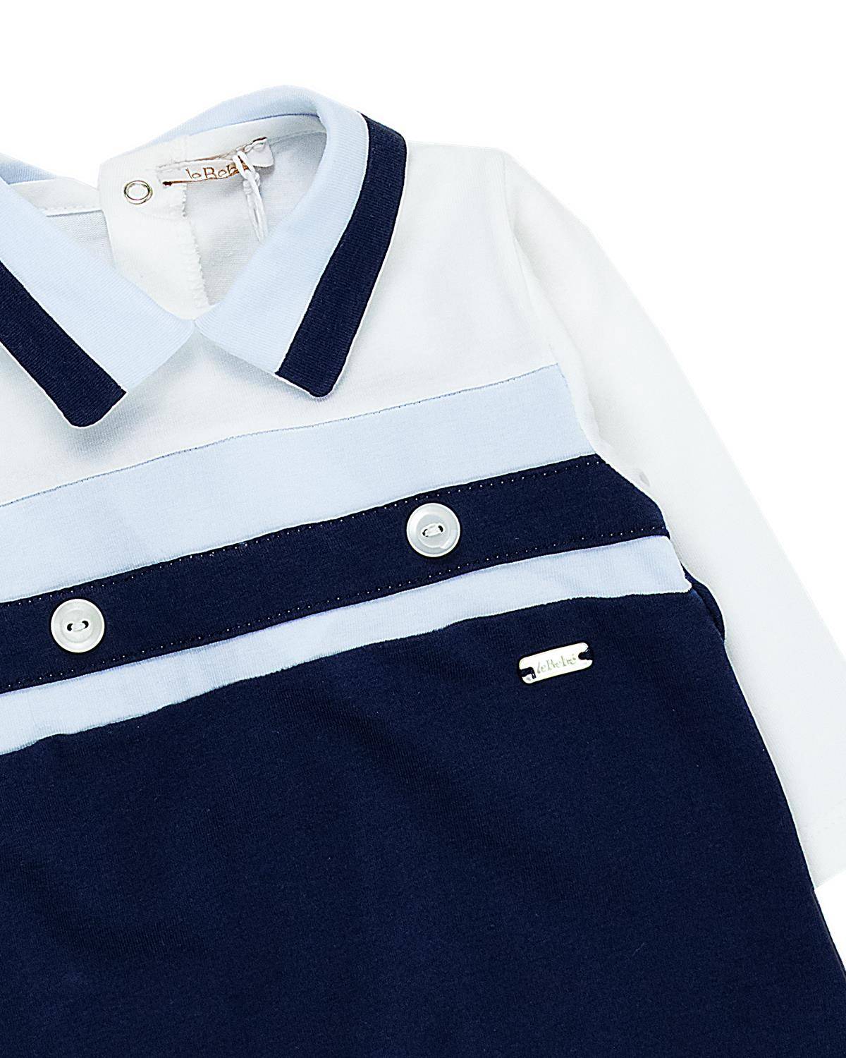 TUTINA LE BEBÉ LBB4875 BIANCO-BLU-2