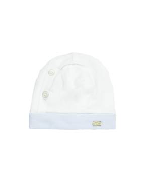 CAPPELLO LE BEBÉ LBB4913 BIANCO-CELESTE