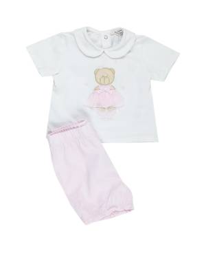 TUTINA LE BEBÉ LBG5689 BIANCO-ROSA