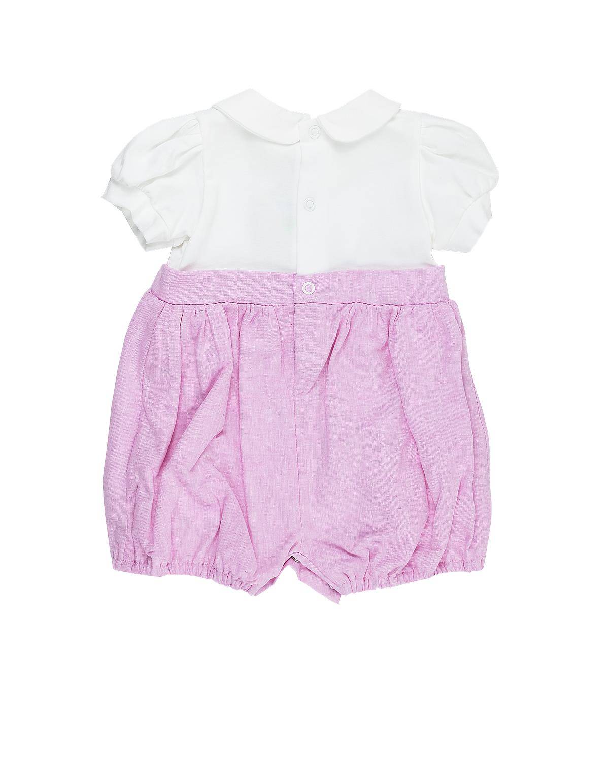 PAGLIACCETTO LE BEBÉ LBG5792 BIANCO-ROSA-1