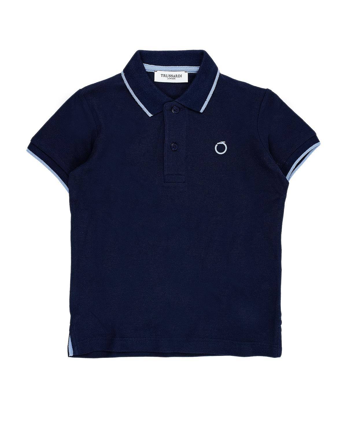 POLO TRUSSARDI TBP25005PO BLUE NAVY-0