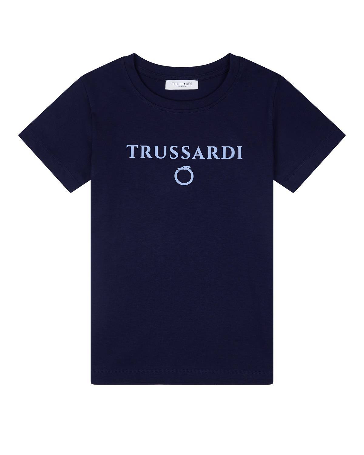 T-SHIRT TRUSSARDI TBP25030TS BLUE NAVY-0