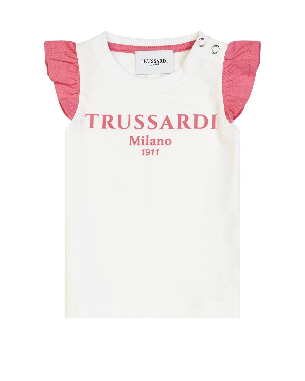 COMPLETO TRUSSARDI TIP25006CJ WHITE ROSE-1