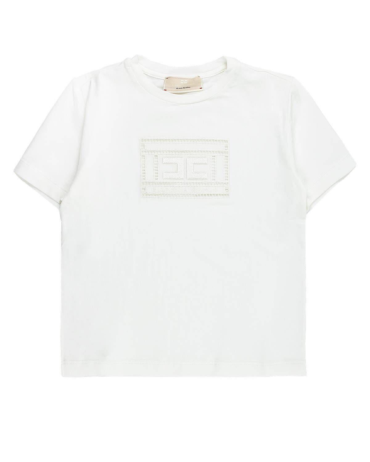 T-SHIRT ELISABETTA FRANCHI EFTS228 PANNA CHIARO-0