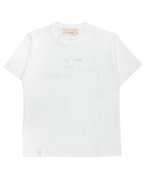 T-SHIRT ELISABETTA FRANCHI EFTS231 PANNA CHIARO