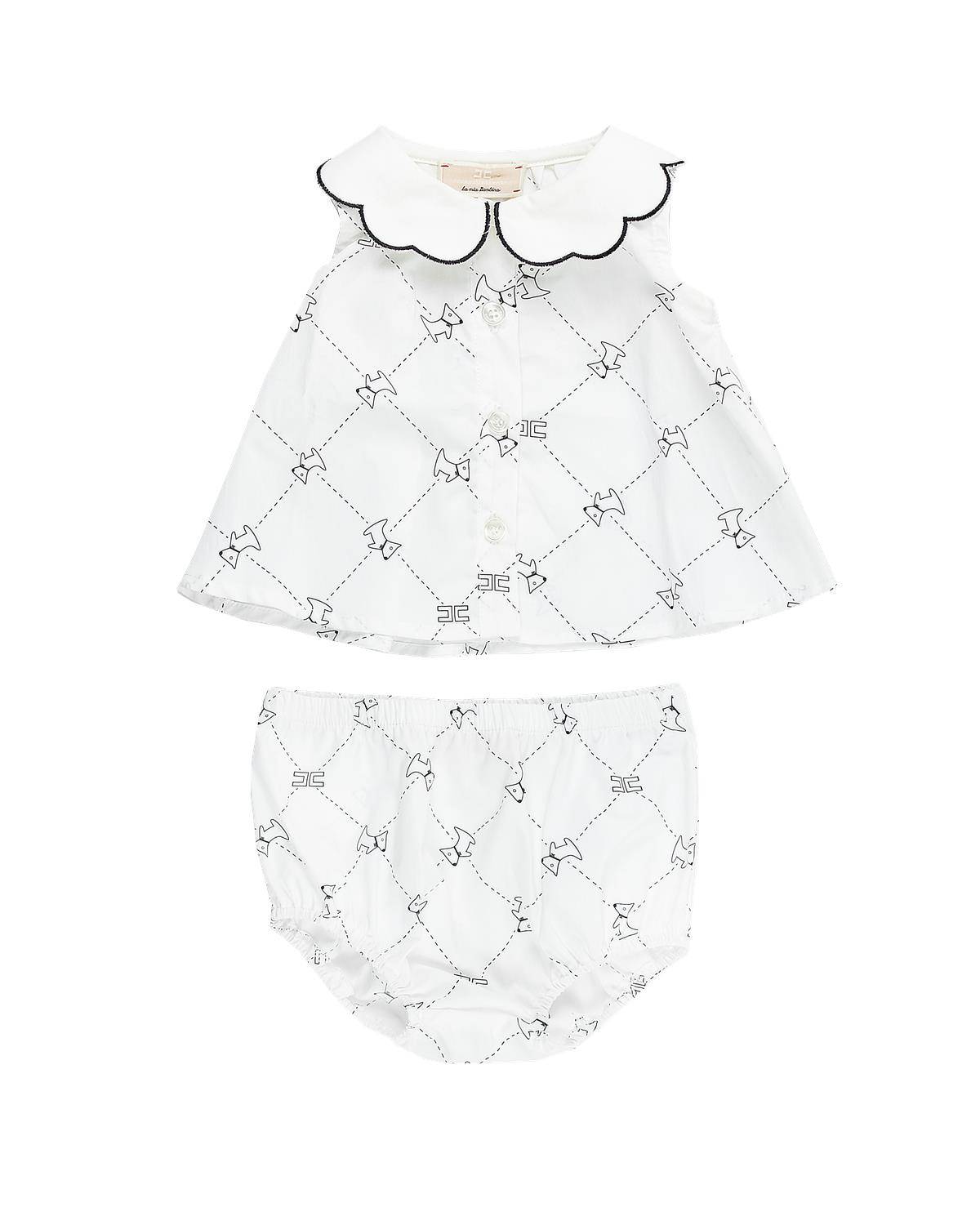 COMPLETO ELISABETTA FRANCHI ENCD096 NERO AVORIO-0