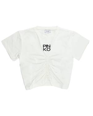 T-SHIRT PINKO KFTS007 BIANCO NERO