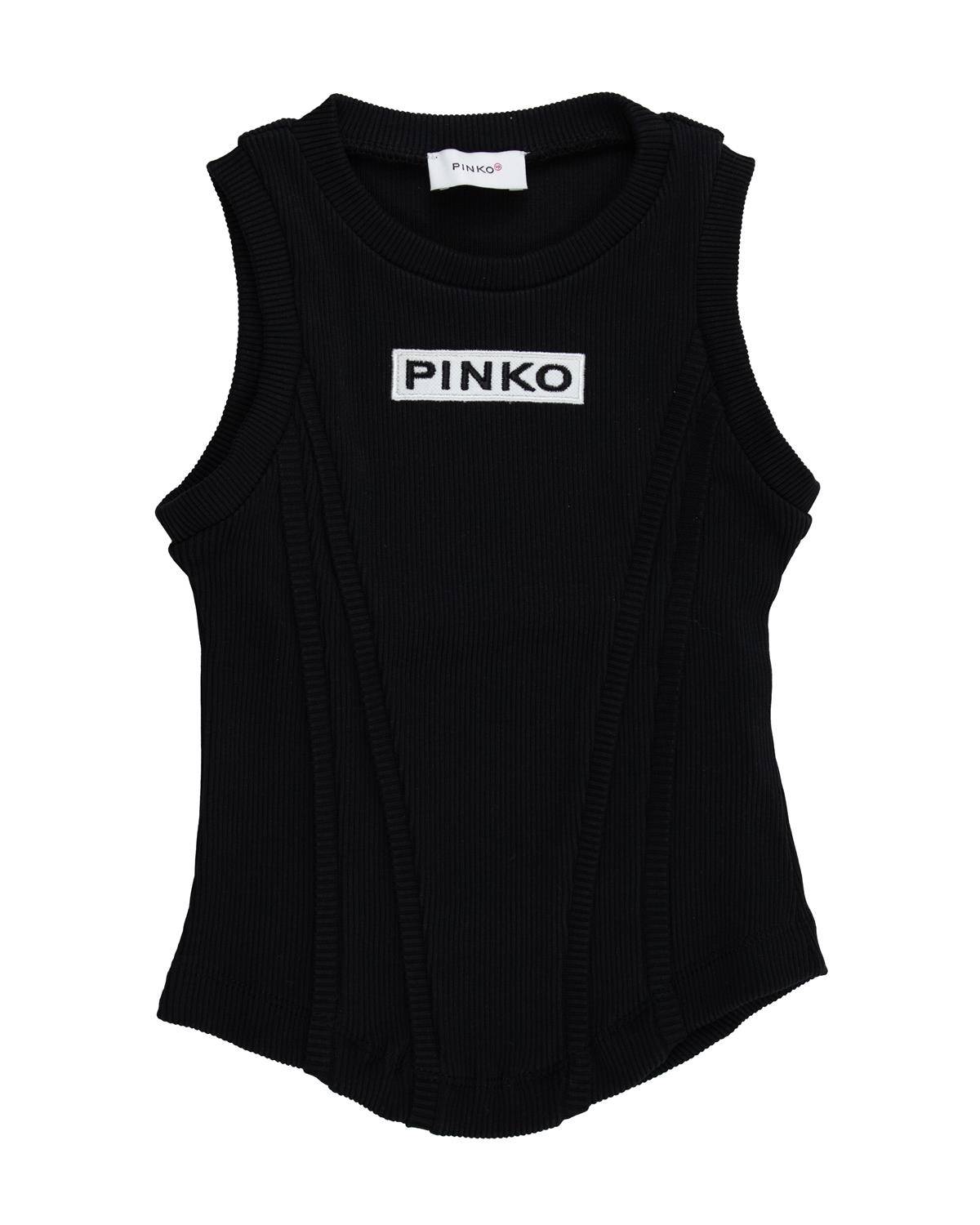 T-SHIRT PINKO KFTS012 BIANCO NERO-0