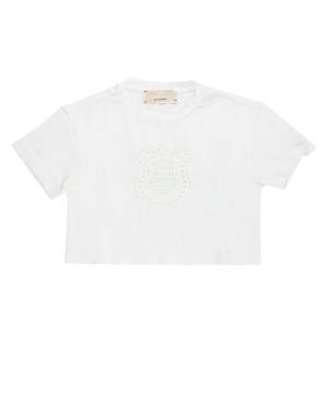 T-SHIRT ELISABETTA FRANCHI EFTS210 PANNA CHIARO