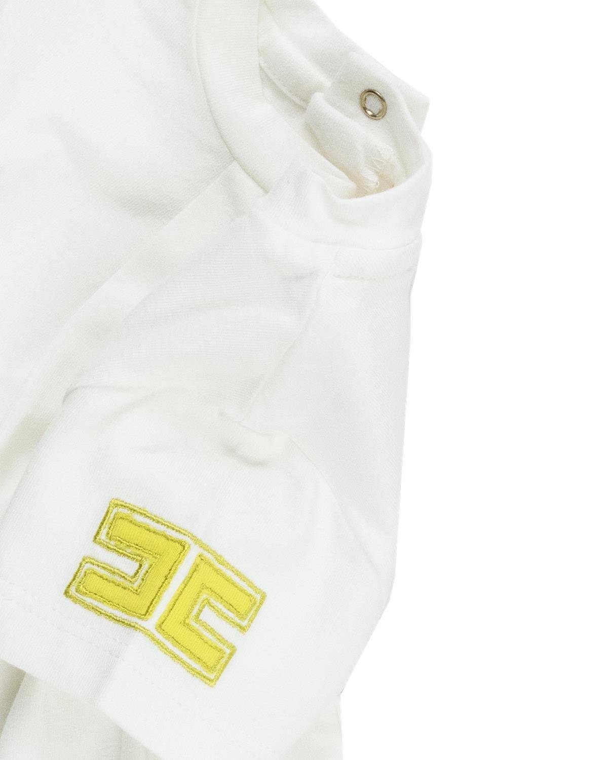 T-SHIRT ELISABETTA FRANCHI ENTS002 AVORIO CEDRO-1